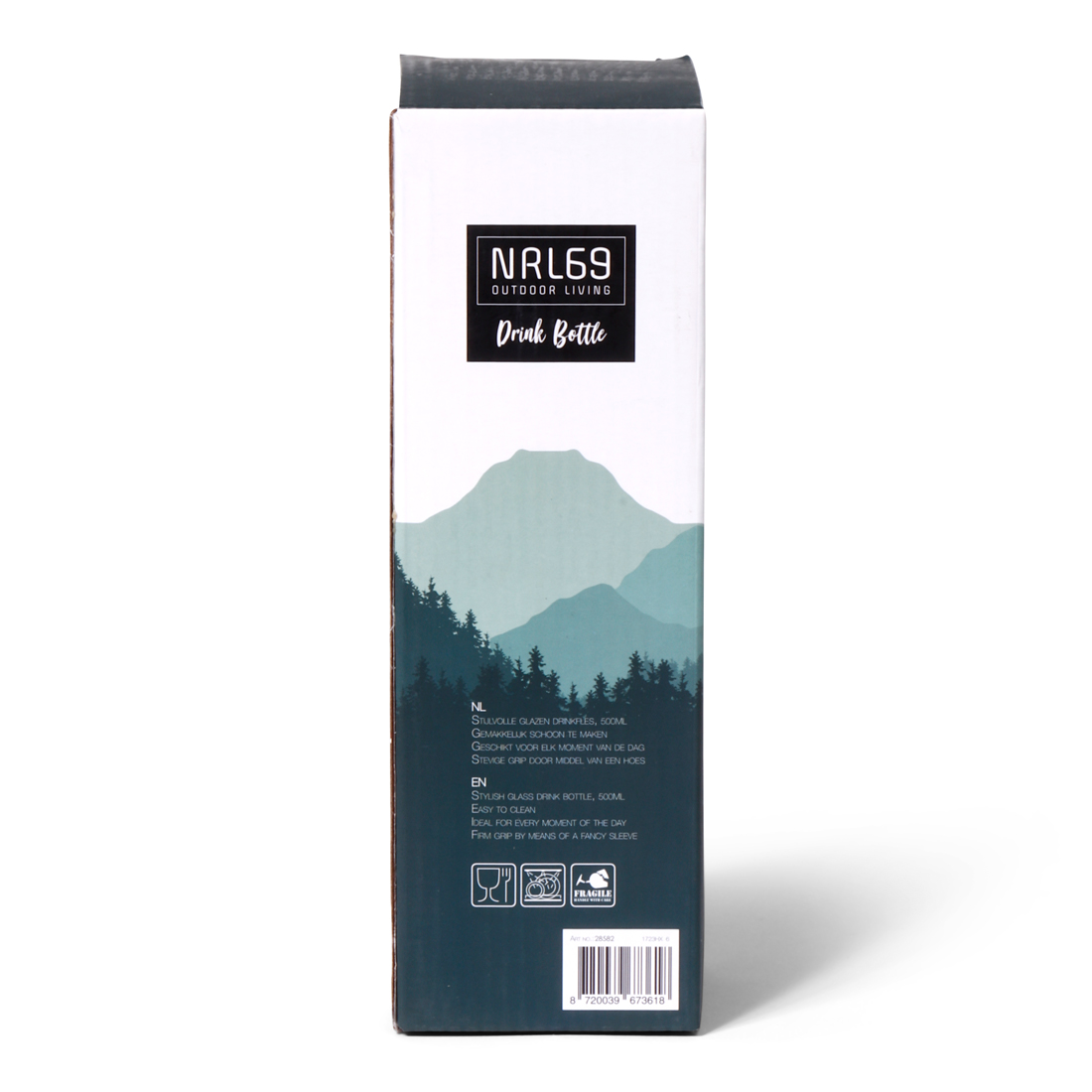 28582 Norländer Drink Fles Zwart