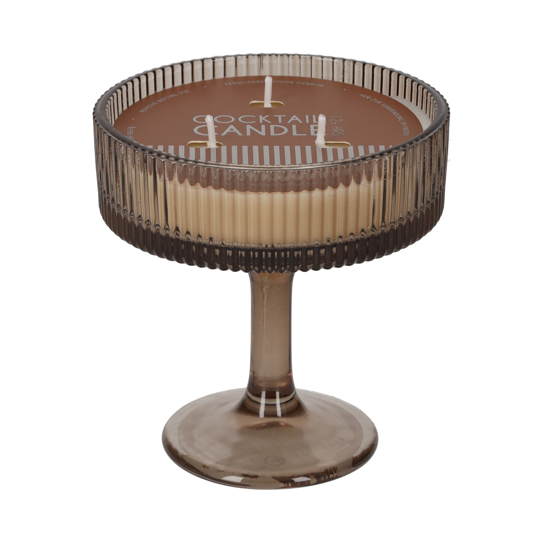 Cocktail Kaars Bruin (25465)