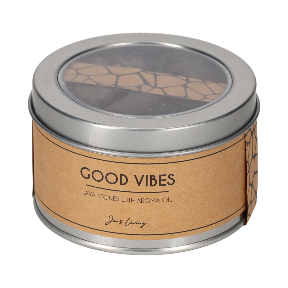 Lavastenen Met Aroma Olie - Good Vibes (25494)