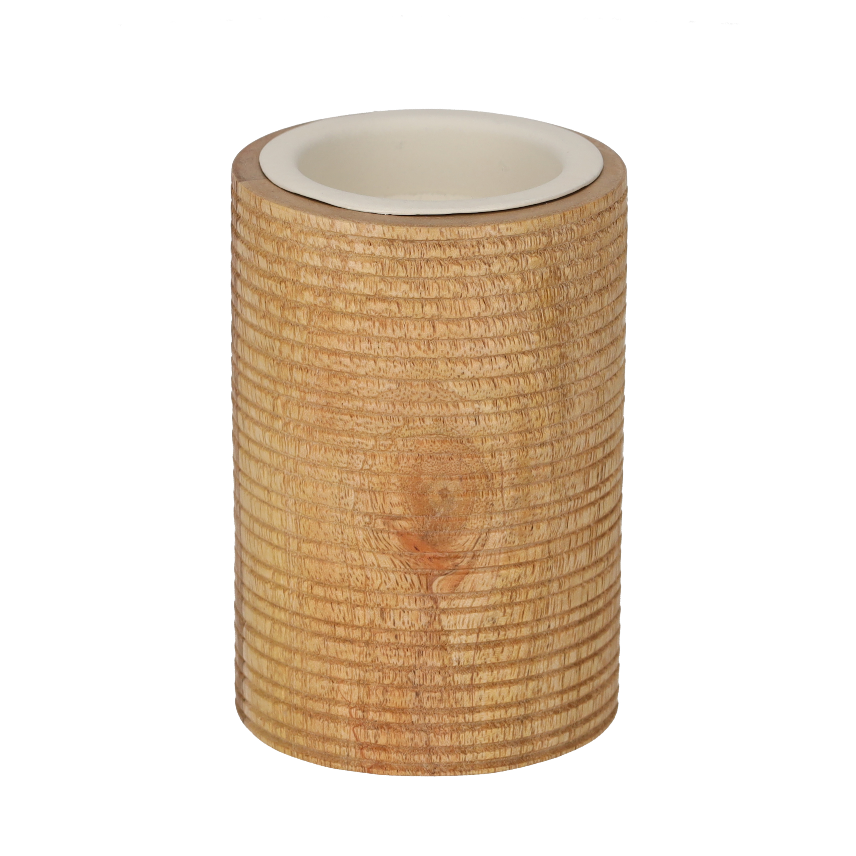Theelichthouder Teun Naturel Large (25685)
