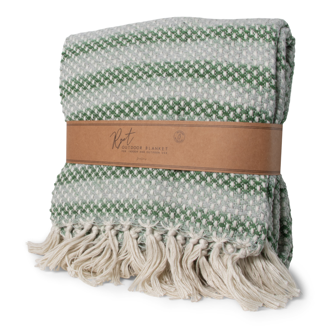 25008 SENZA Indoor/Outdoor Plaid RPET Groen