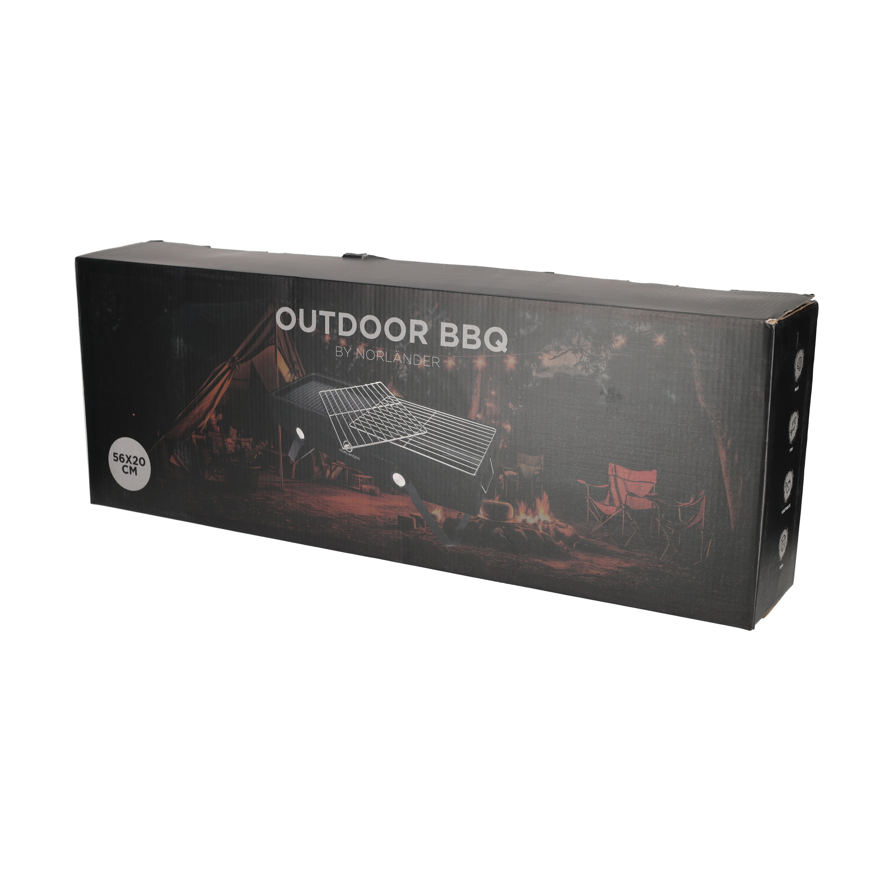 Outdoor BBQ met Grill Zwart (29004)