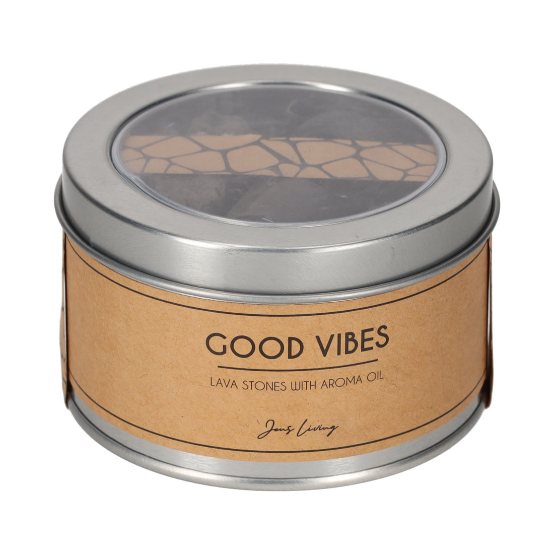 Lavastenen Met Aroma Olie - Good Vibes (25494)