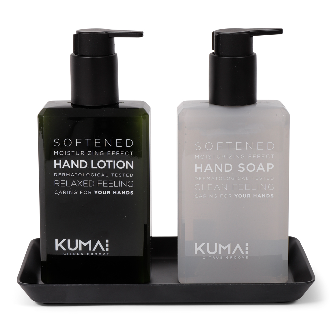 A8022043 KUMAI Citrus Groove Giftbox Handzeep+Handlotion+Tray