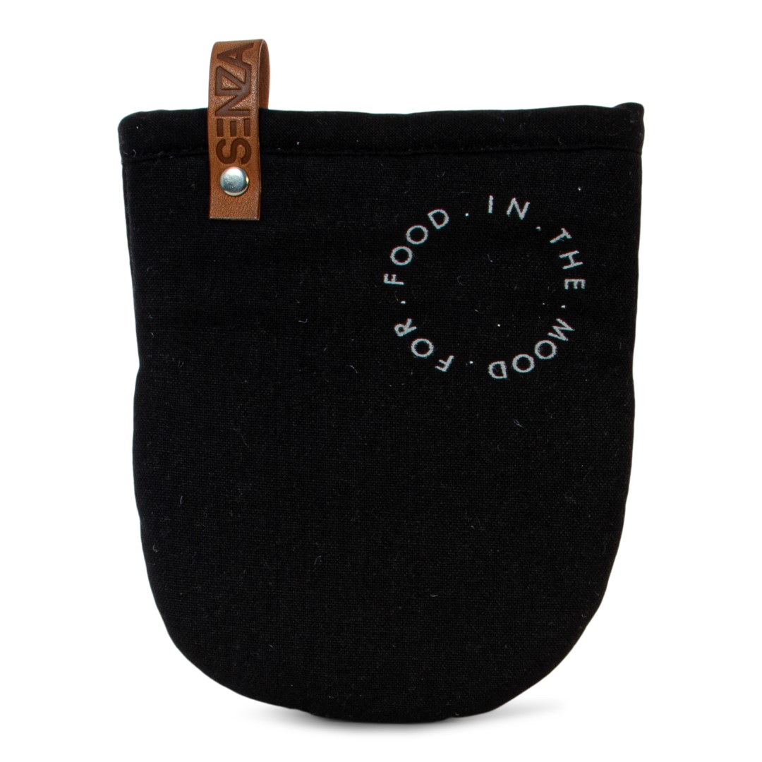 24953 SENZA MOOD FOR FOOD Ovenhandschoen Zwart