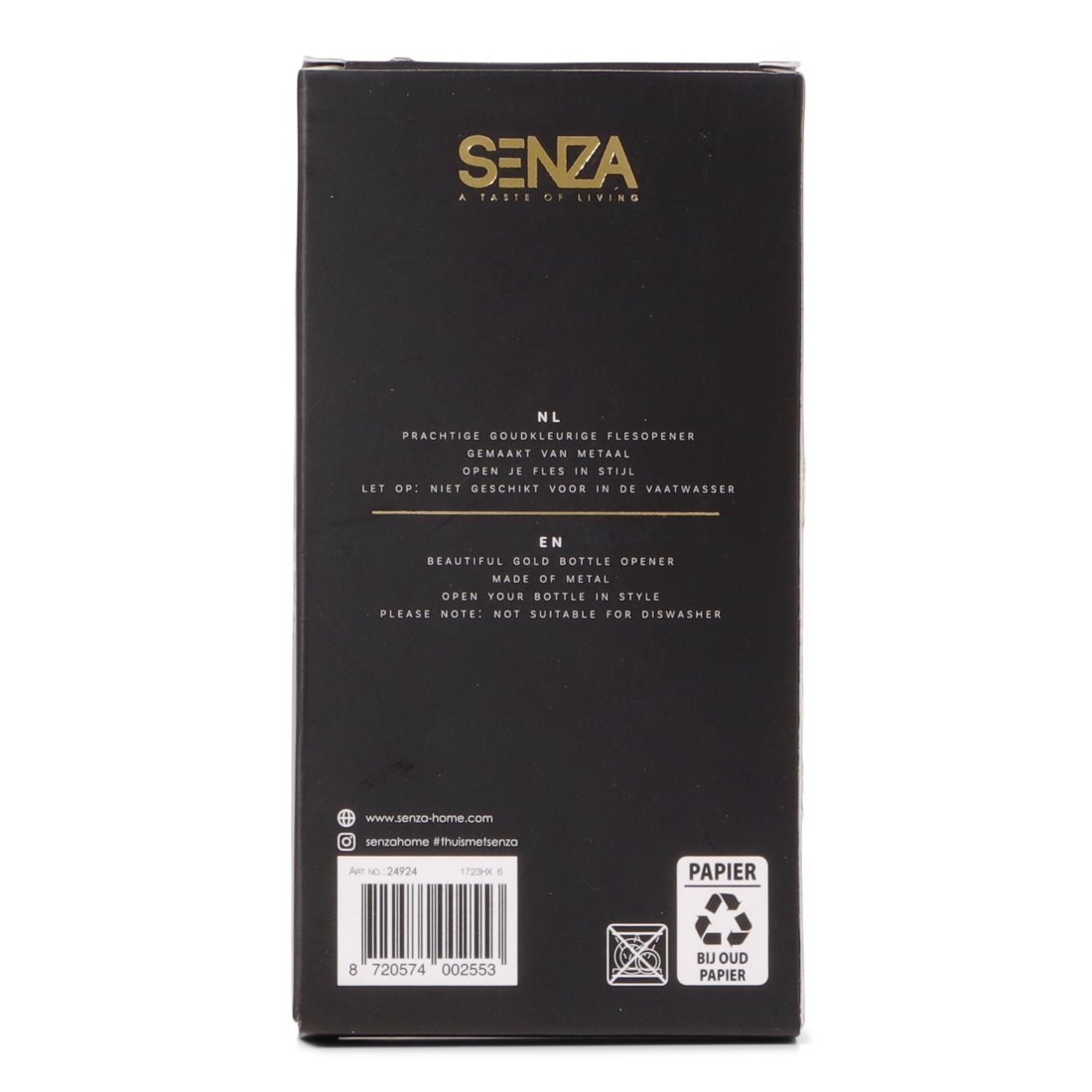 24924 SENZA Rendier Flesopener