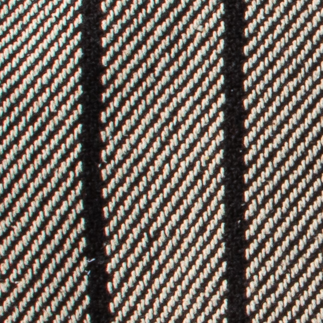 25007 SENZA Recycled Cotton Plaid Gestreept Zwart