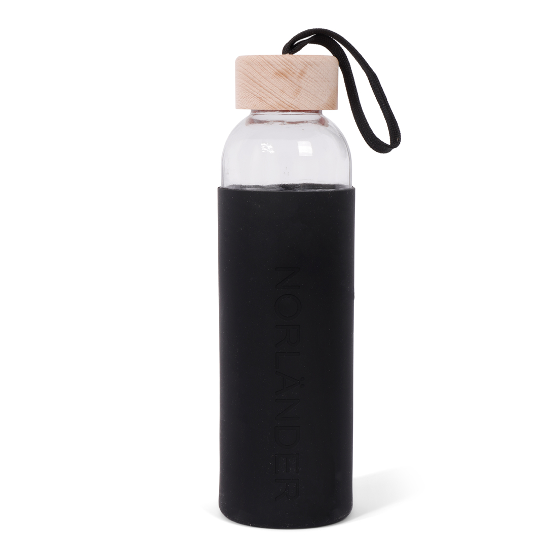 28677 Norländer Glazen Fles Zwart
