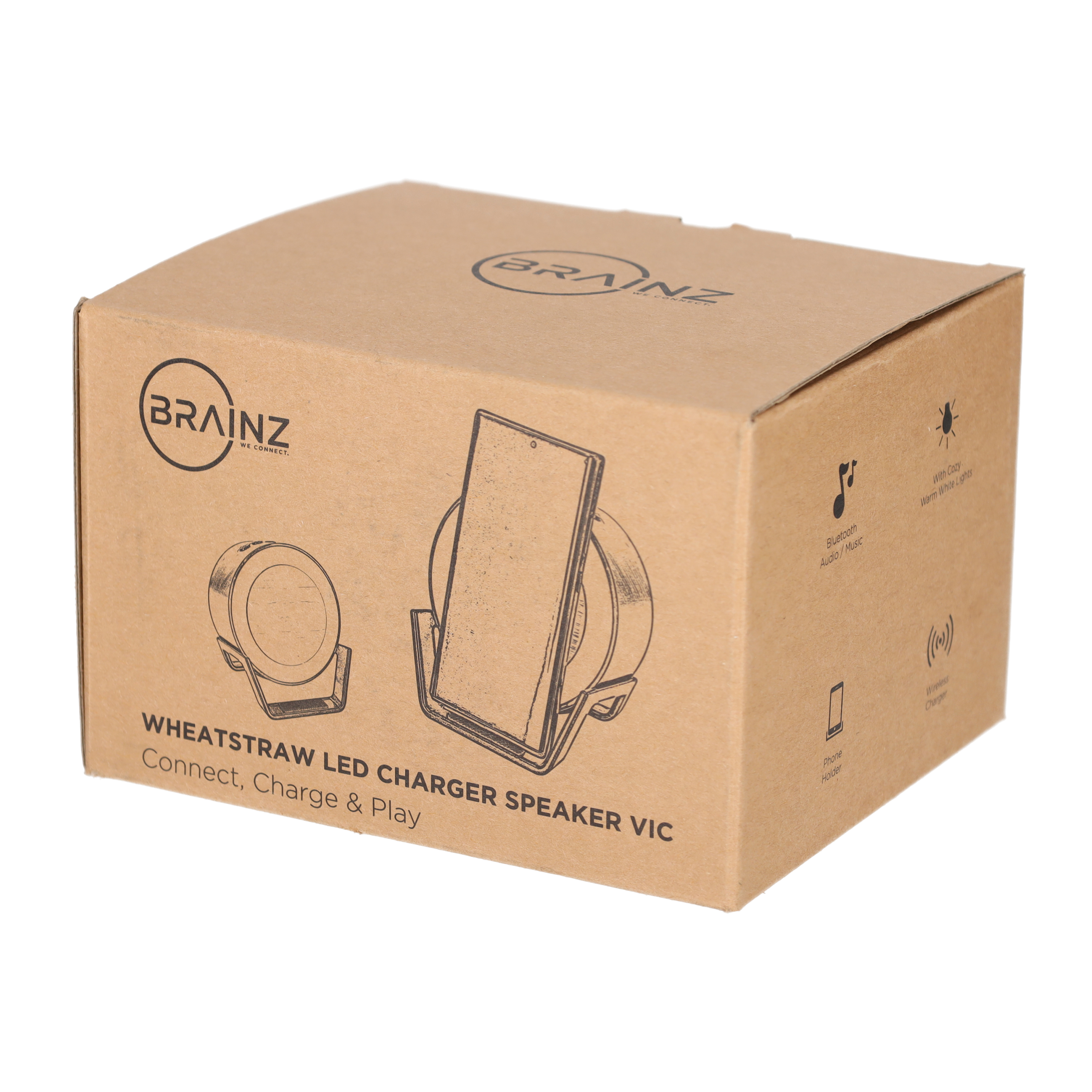 LED Charger Speaker Vic Wheatstraw Naturel (38659)