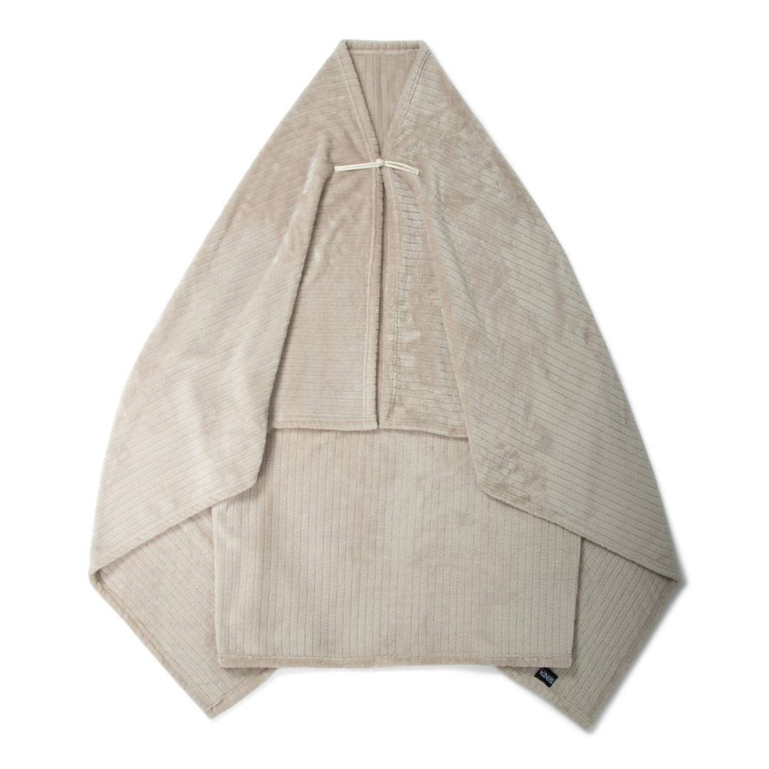 24986 SENZA Gift Plaid RPET Taupe