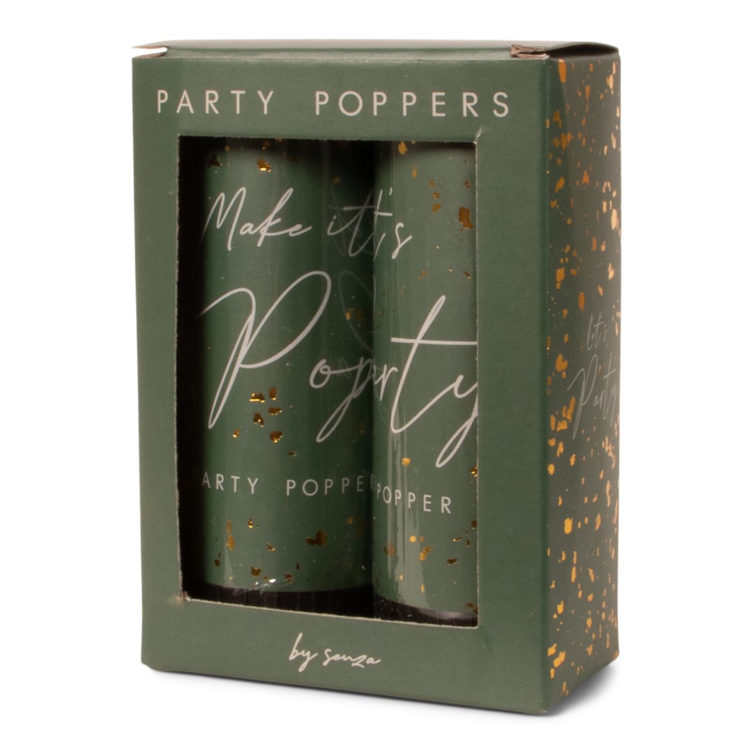 13059 SENZA Party Poppers Groen /2