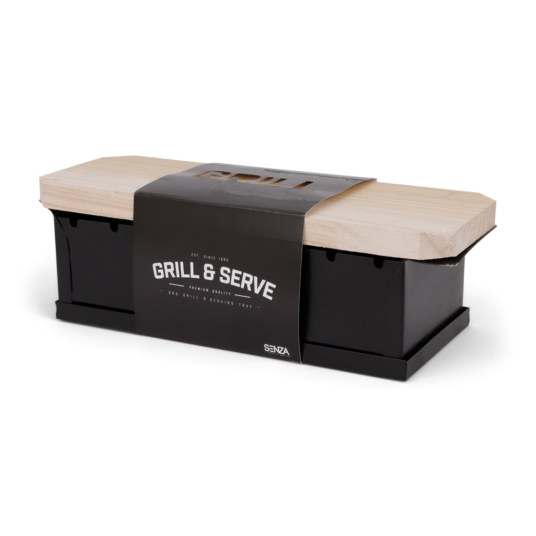 24542 SENZA Grill BBQ Met Serveerplank