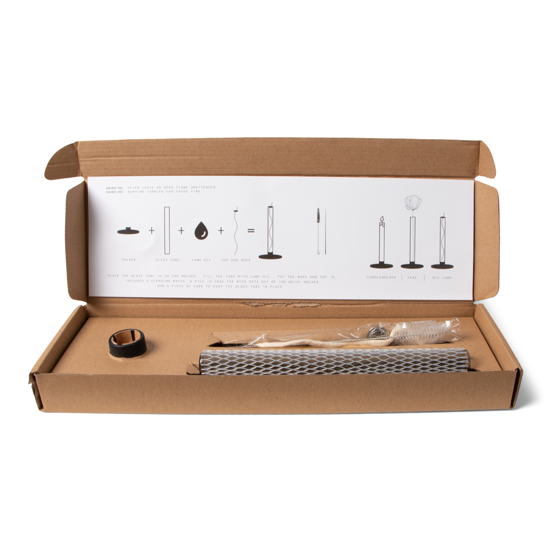 24830 SENZA 3 in 1 Olielamp Zwart