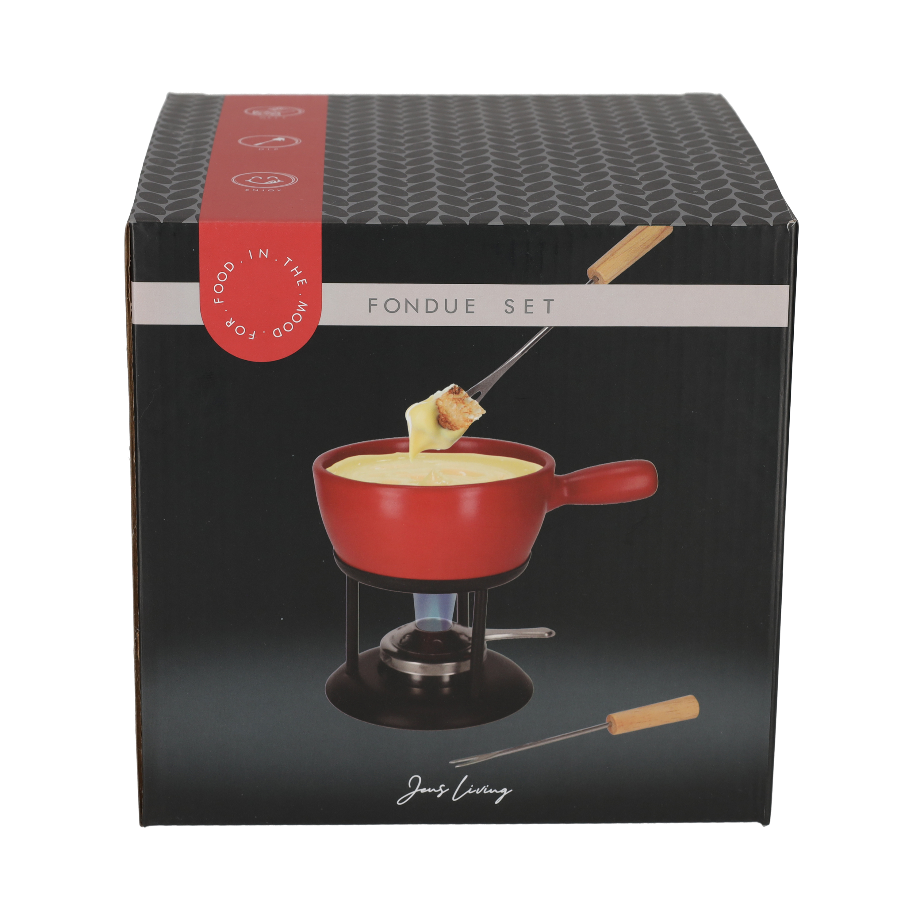 Fondue Set Rood Large (25676)