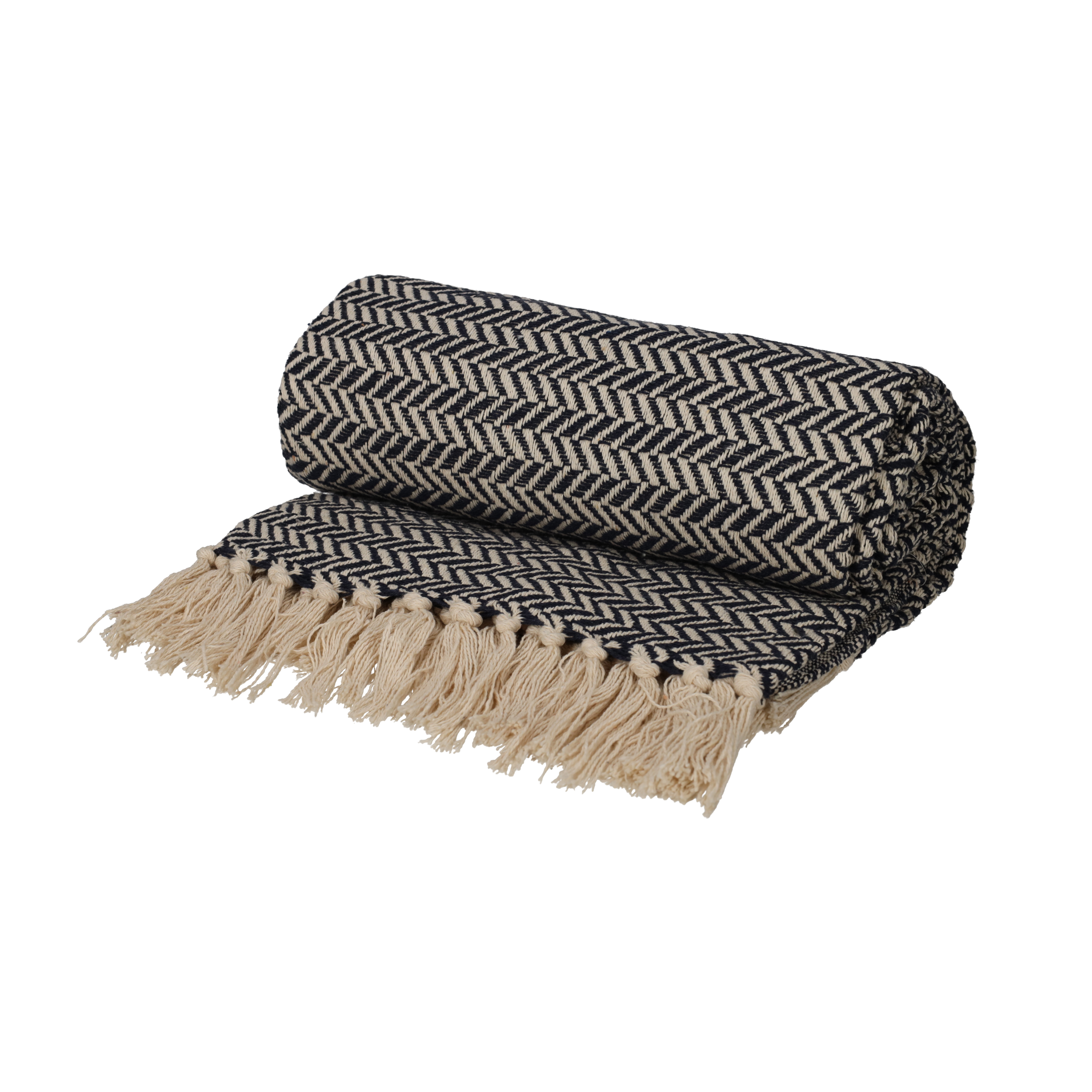 Basic Recycled Cotton Plaid Blauw (25651)
