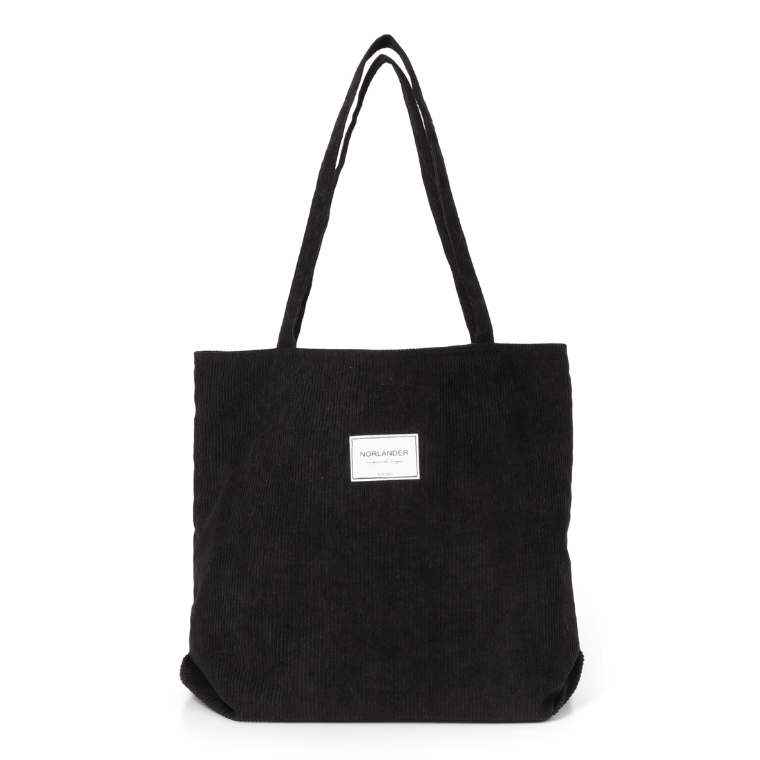 28756 Norländer Ribbel Totebag Zwart
