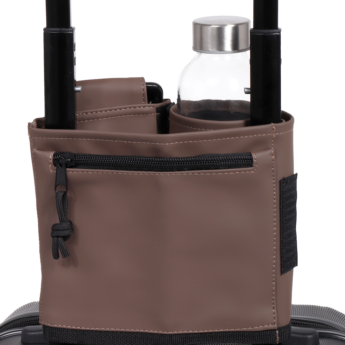 28559 Norländer Trolley Drinkfles Sleeve Dull PU Taupe