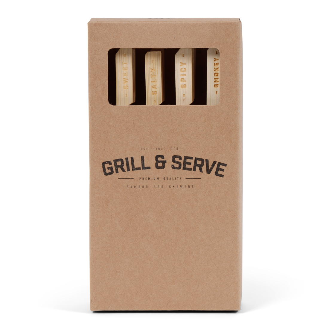 24543 SENZA Houten BBQ Spiesjes