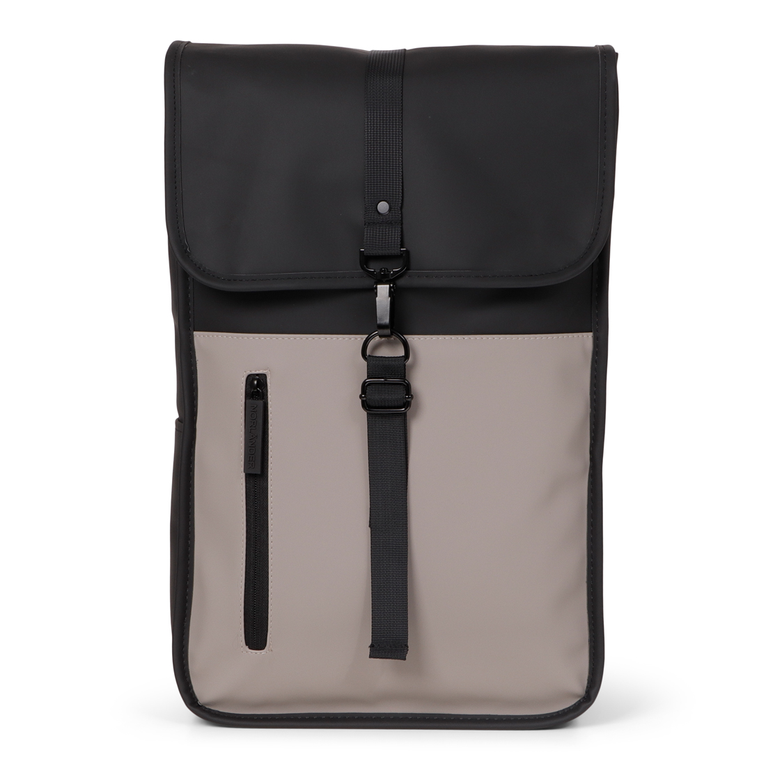 28725 Norländer Dull PU Duo Rugtas Black/Grijs