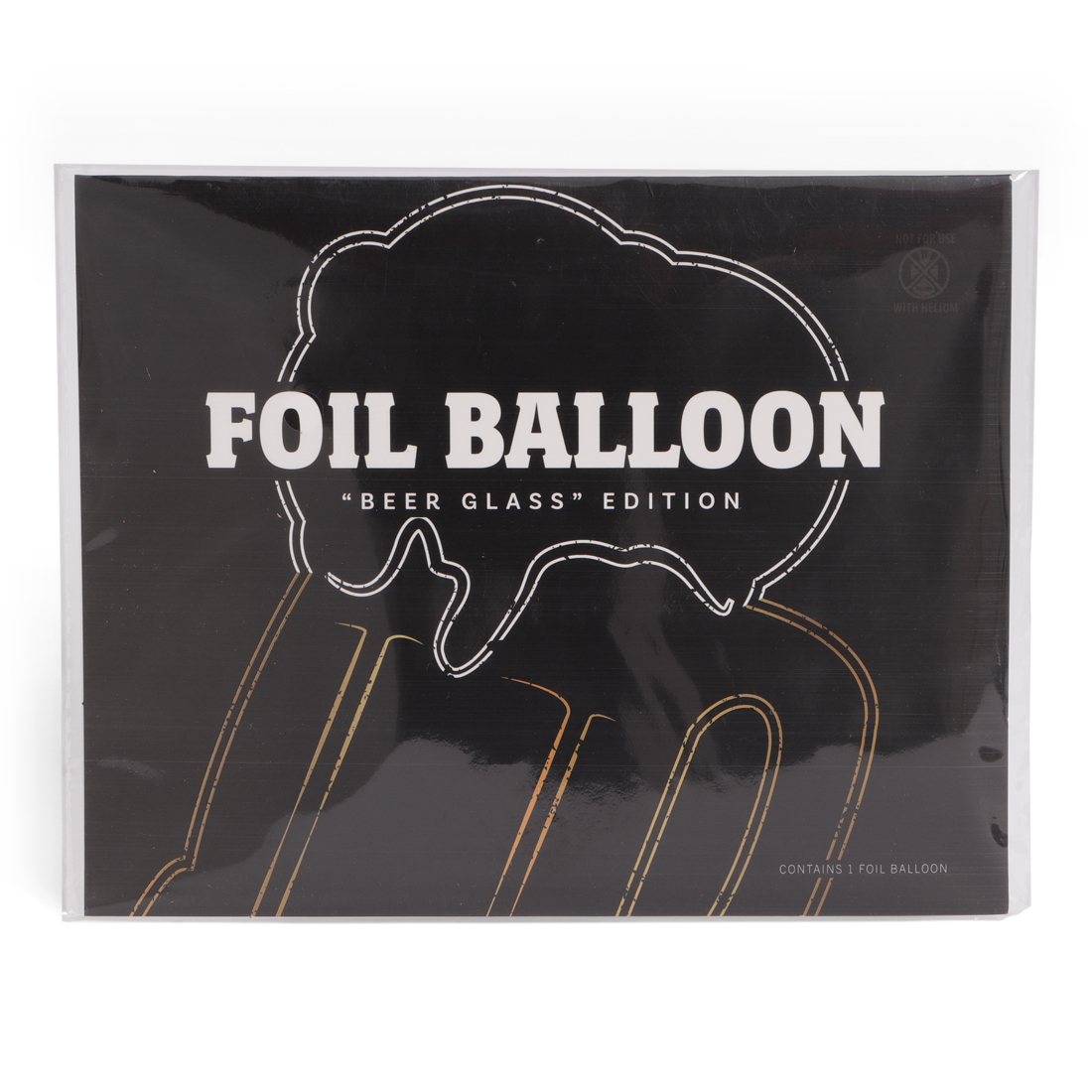 12998 SENZA Folie Ballon Bier Glas