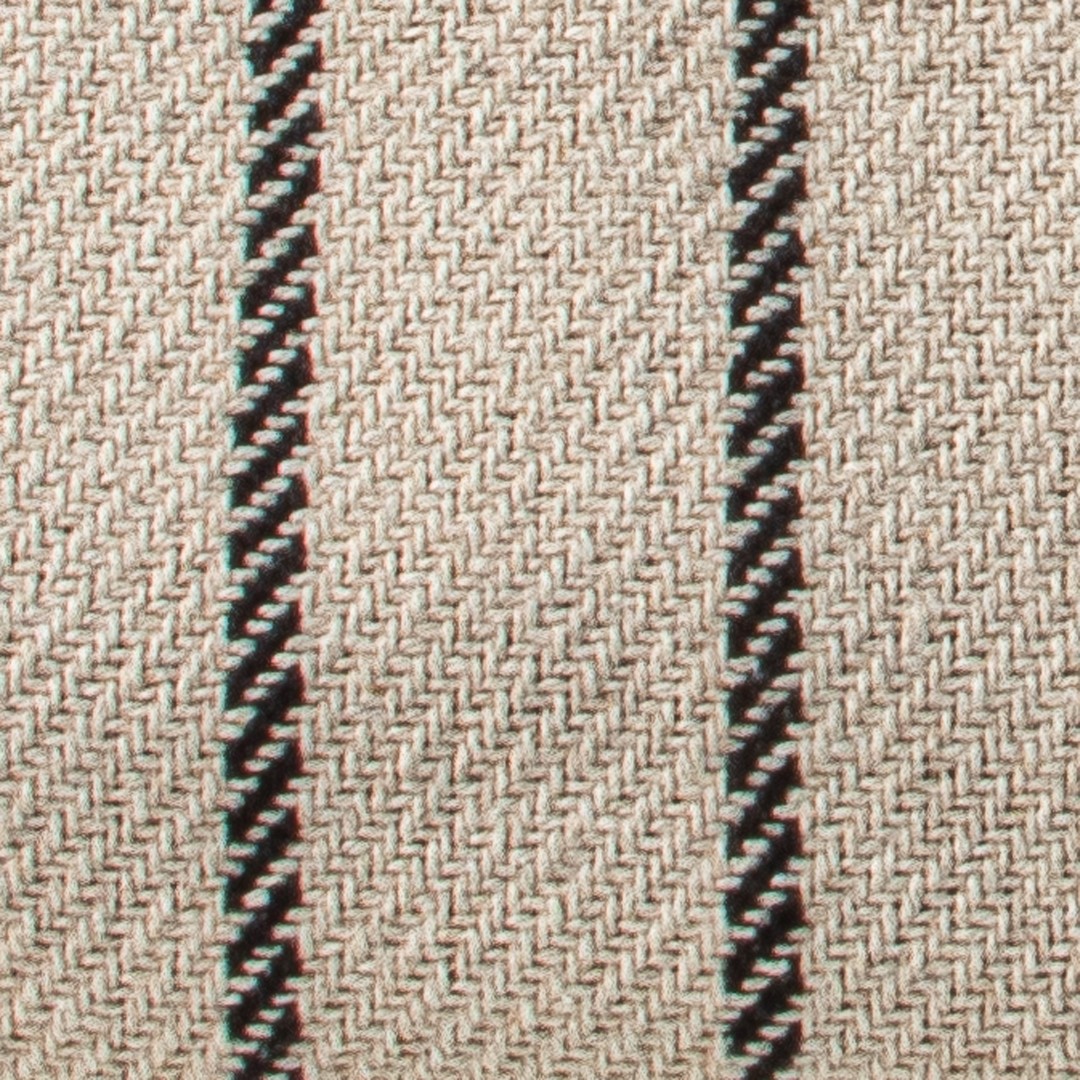 25007 SENZA Recycled Cotton Plaid Gestreept Zwart