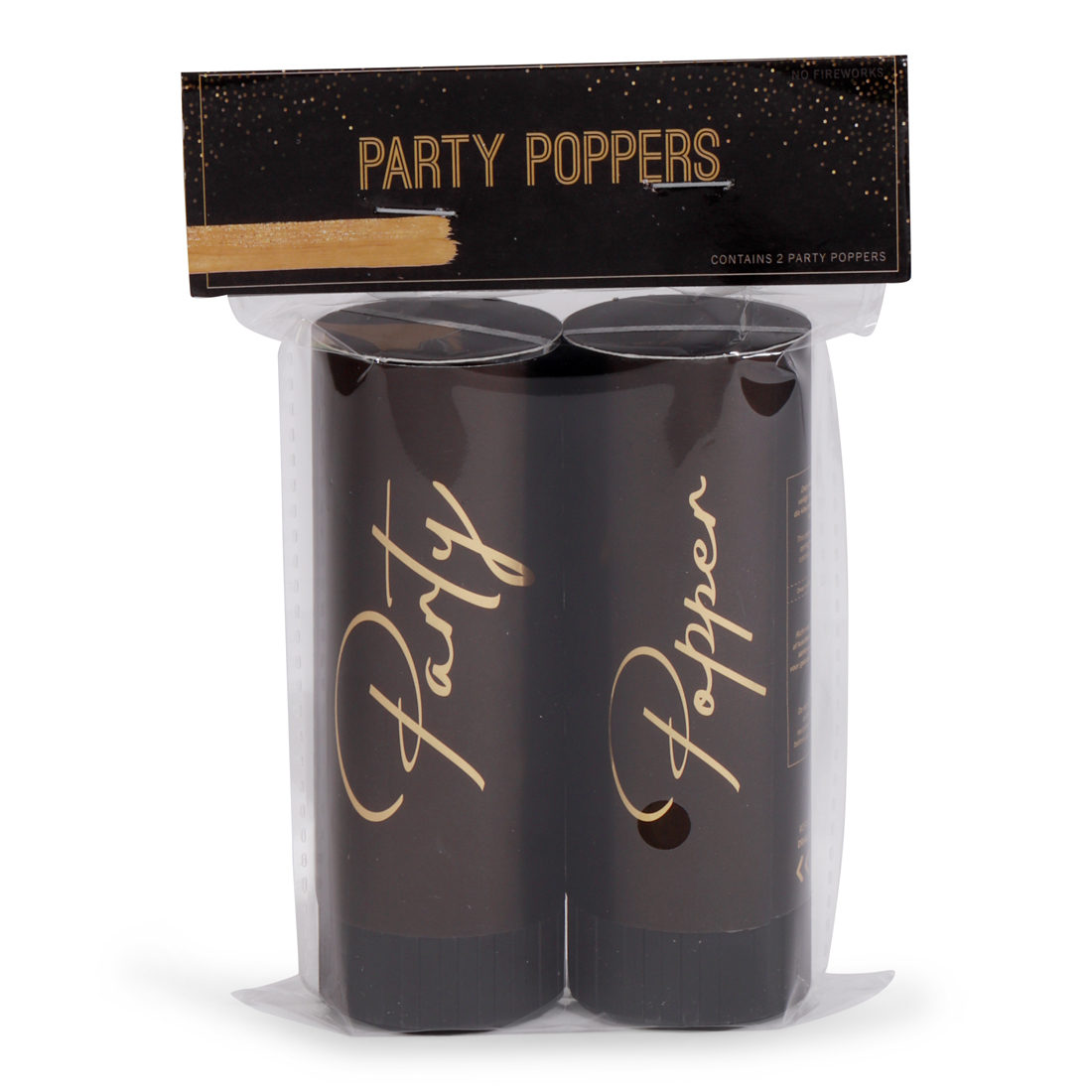 12995 SENZA Party Poppers Zwart /2