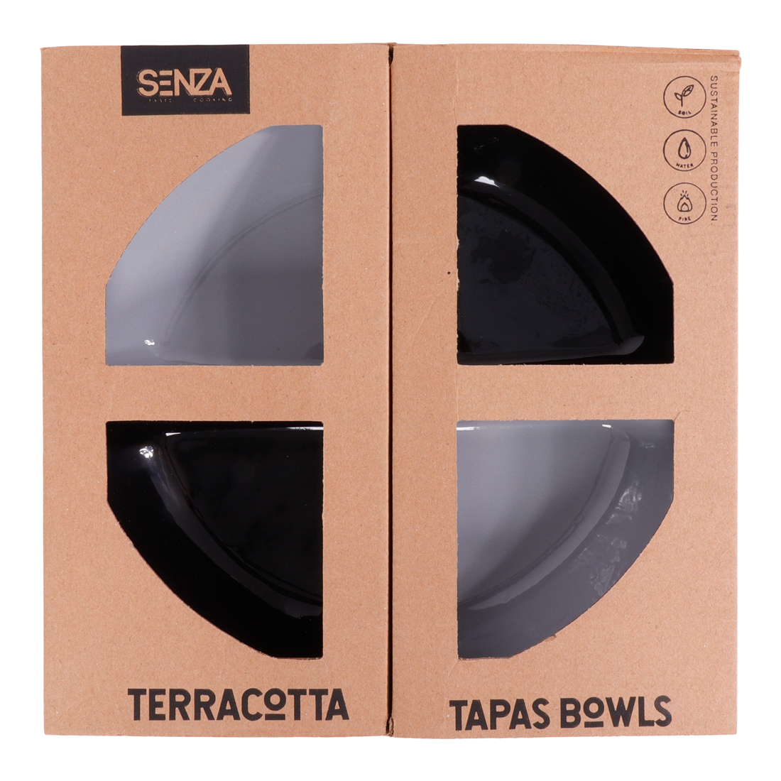 24878 SENZA Terracotta Triangel Schaaltjes Grijs /4