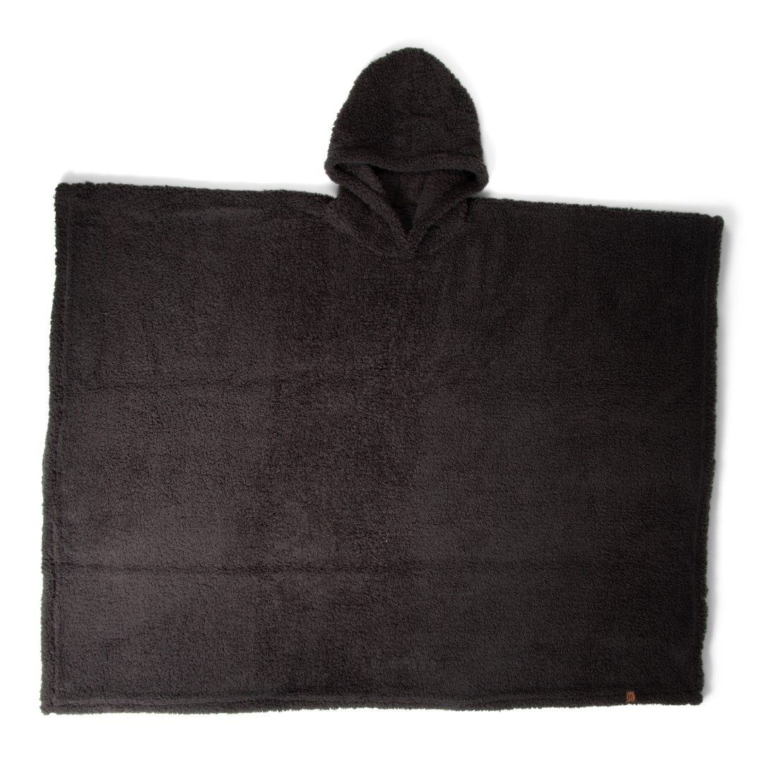 25017 SENZA Teddy Hoodie Antraciet