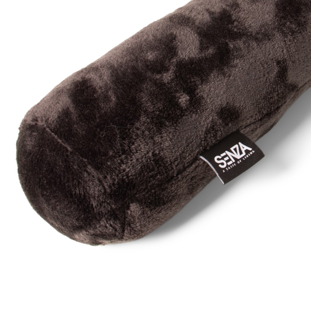 25068 SENZA Flanel Tochtkussen Zwart