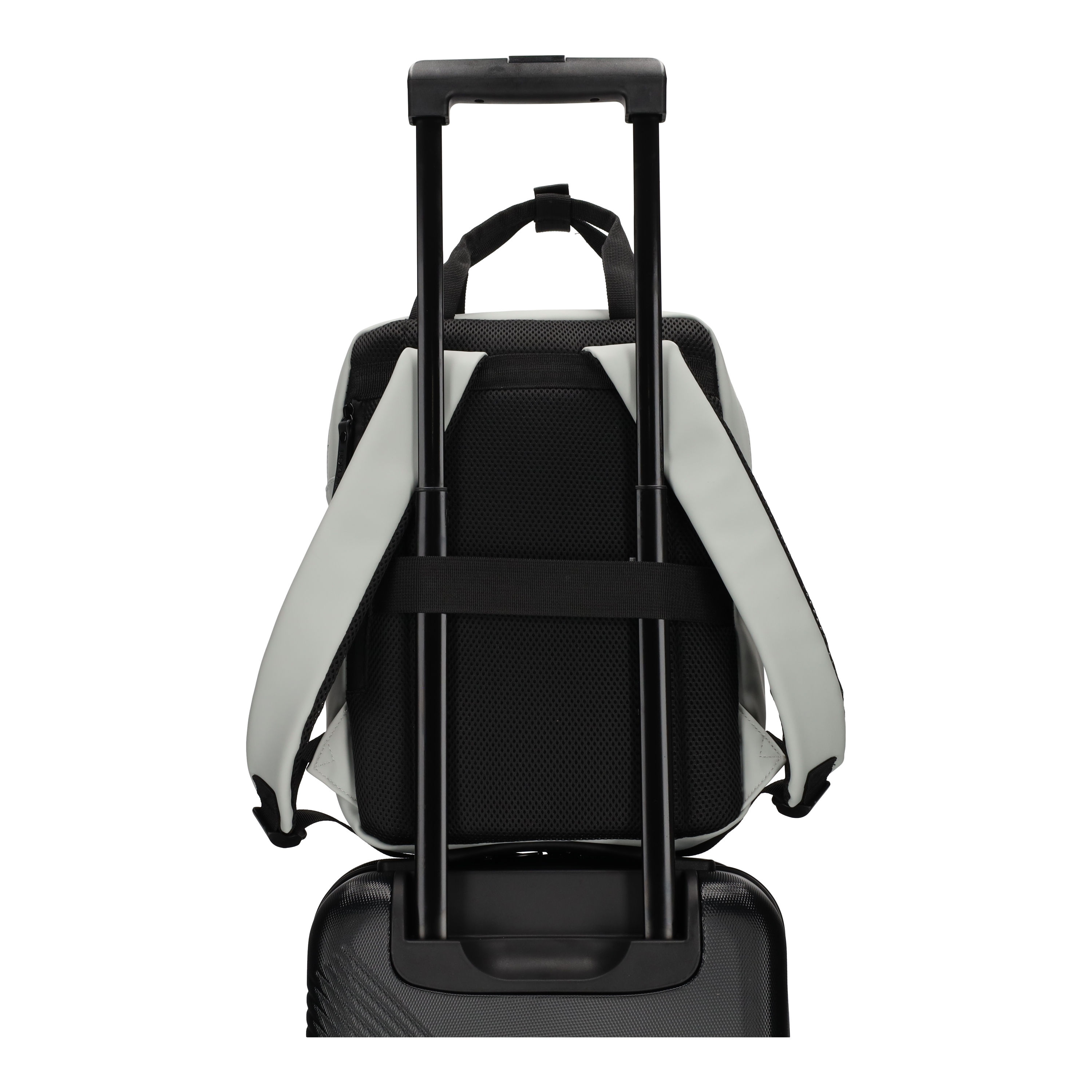 Dull PU Rugtas Grijs (28941)