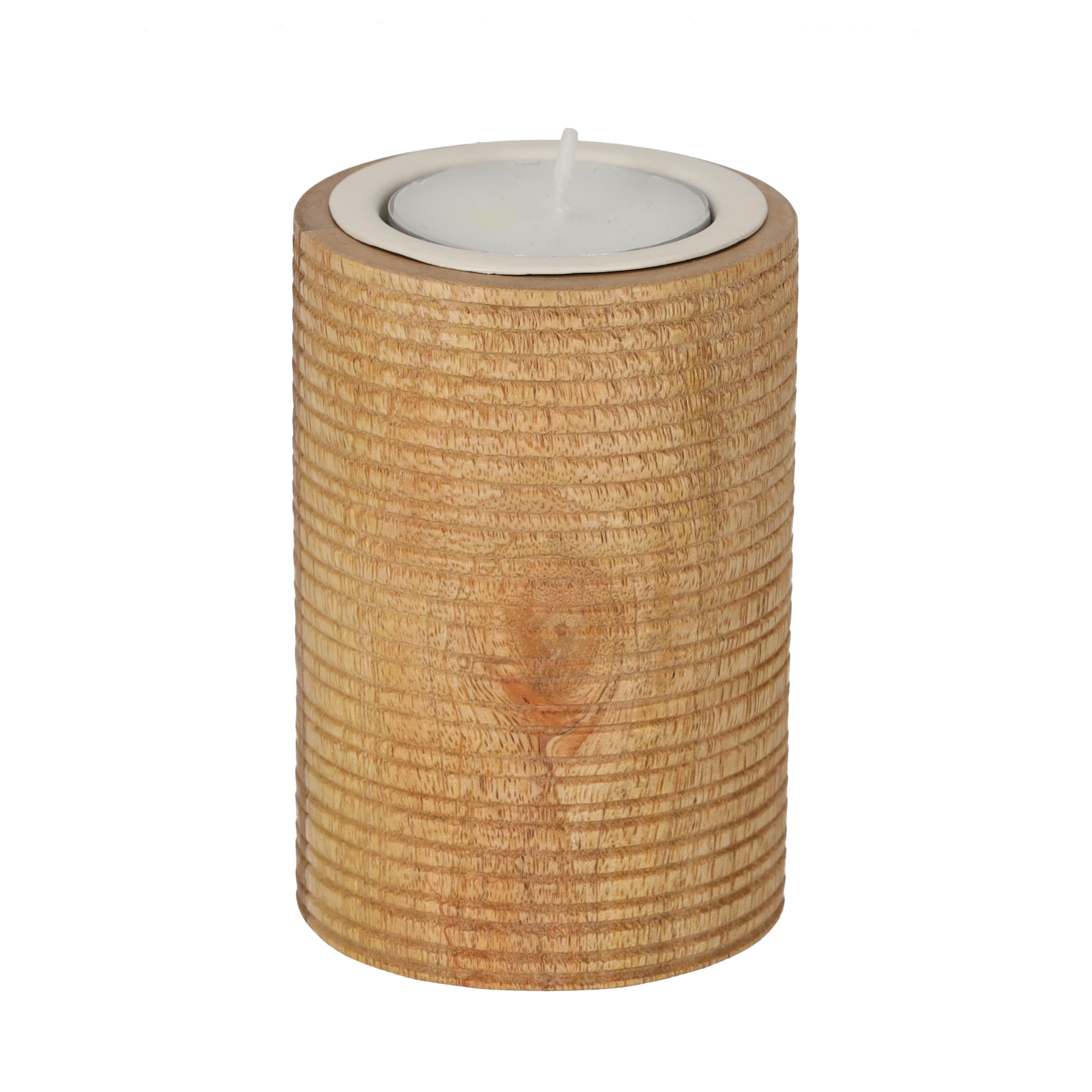 Theelichthouder Teun Naturel Large (25685)