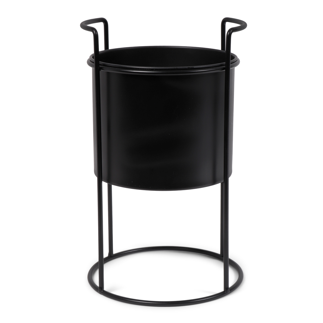 24579 SENZA Metalen Bloemenemmer Small Zwart