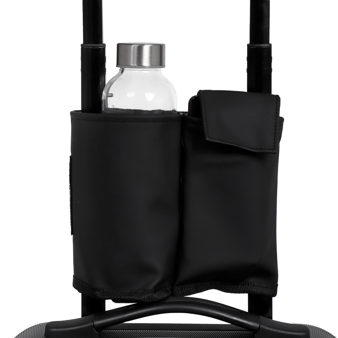 28558 Norländer Trolley Drinkfles Sleeve Dull PU Zwart