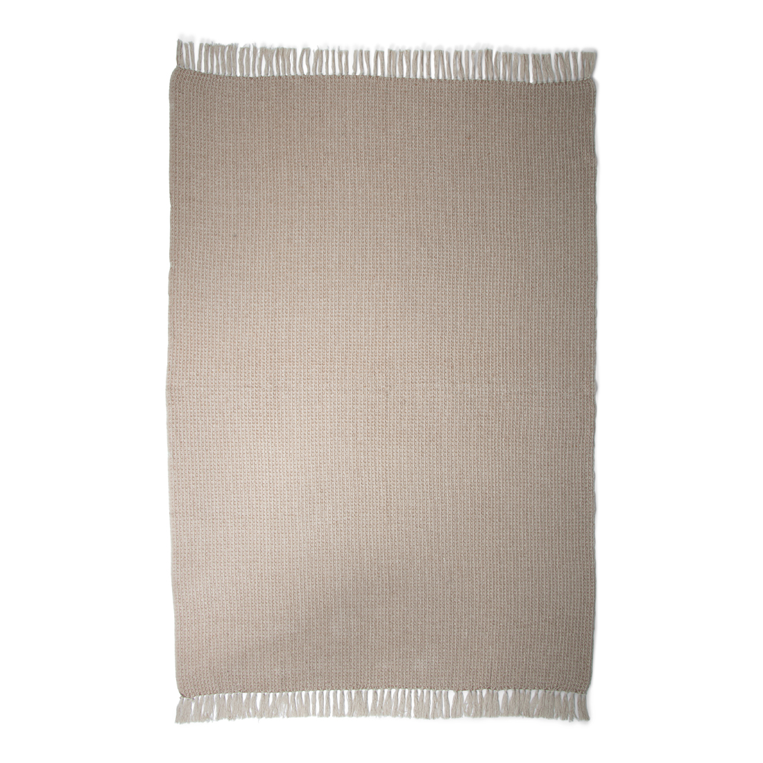 25000 SENZA Recycled Cotton Plaid Wafel Beige