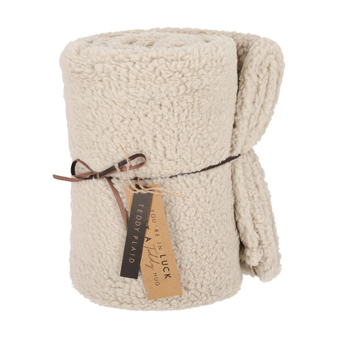 Teddy Plaid Taupe (25159)