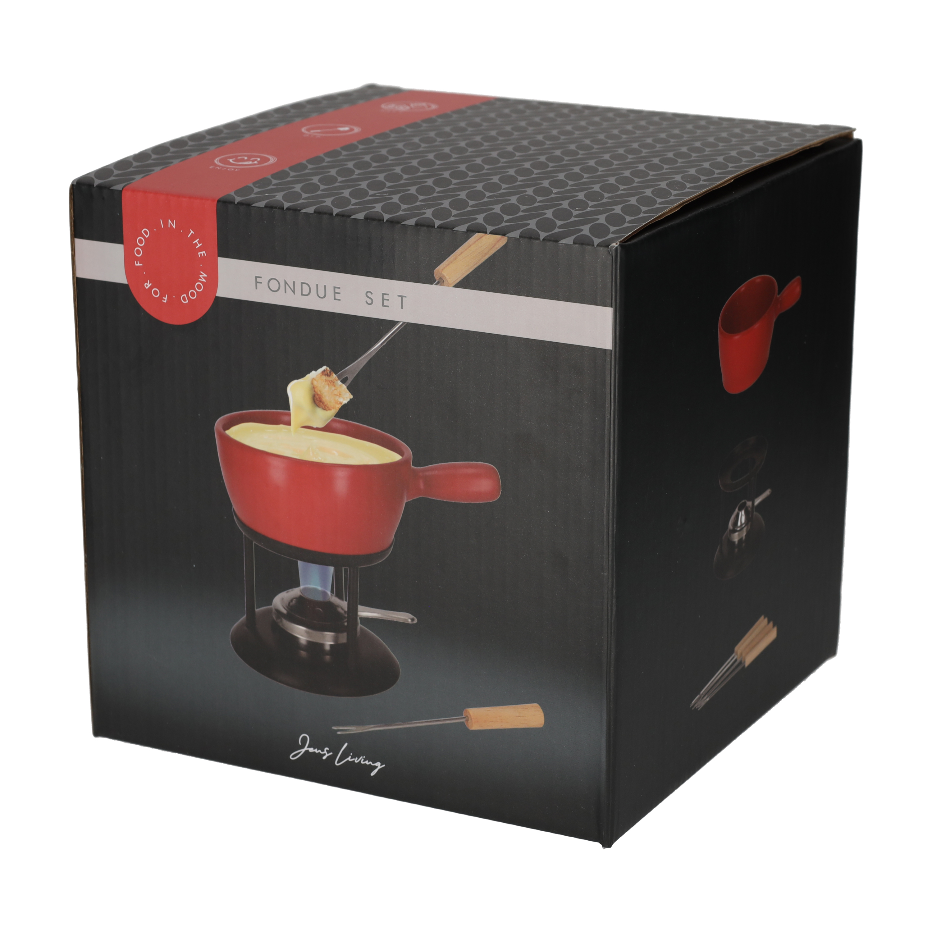 Fondue Set Rood Large (25676)