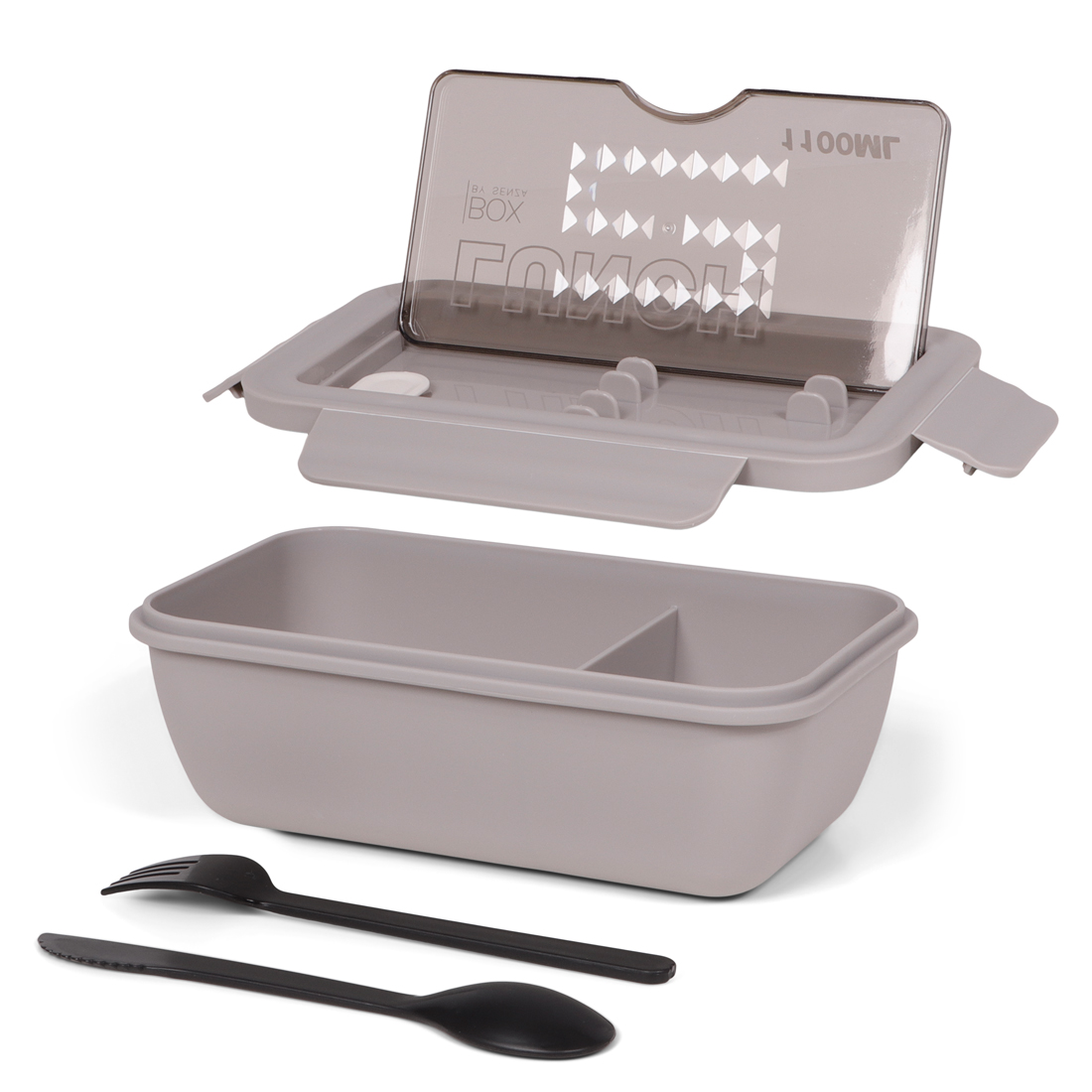 24889 SENZA Lunchbox 1100ML Grijs