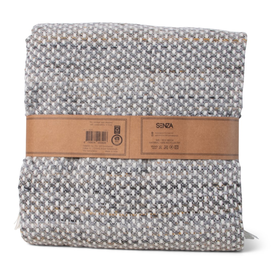 25009 SENZA Indoor/Outdoor Plaid RPET Grijs