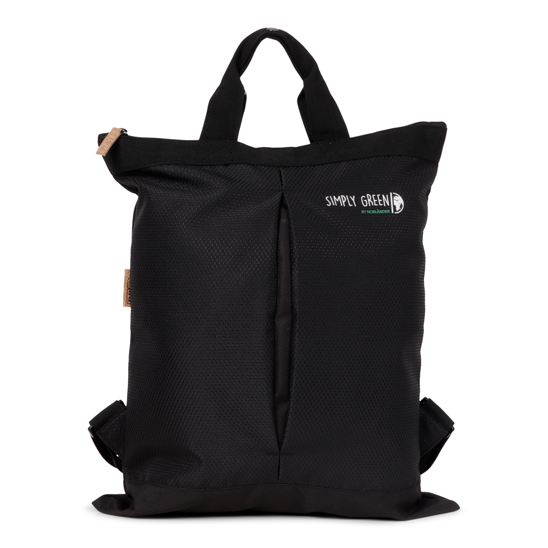 28712 Norländer Simply Green RPET Shopper Zwart
