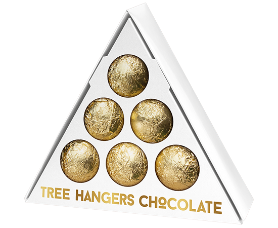 WIT   KERSTBAL CHOC  6x (91866)