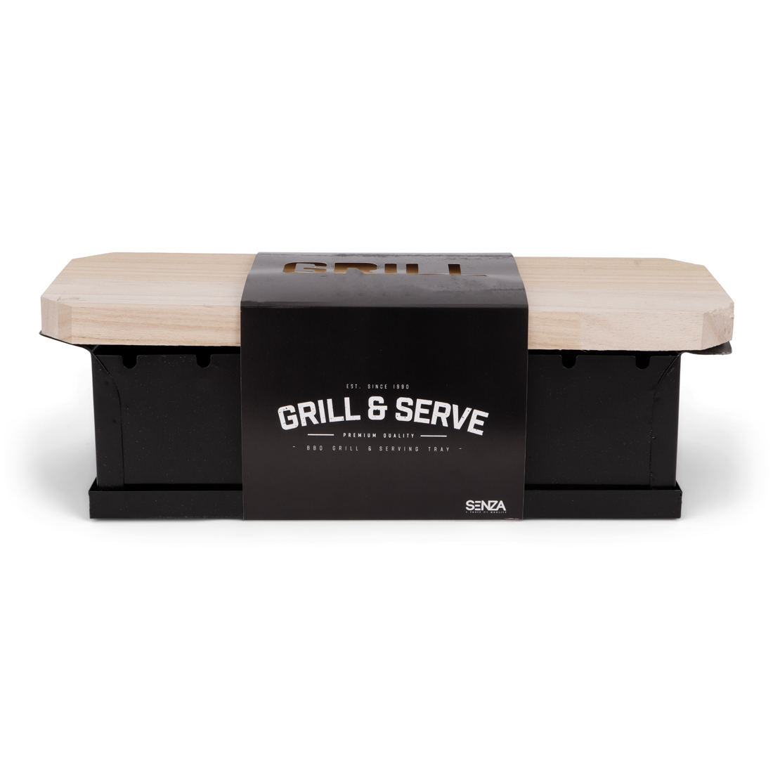 24542 SENZA Grill BBQ Met Serveerplank