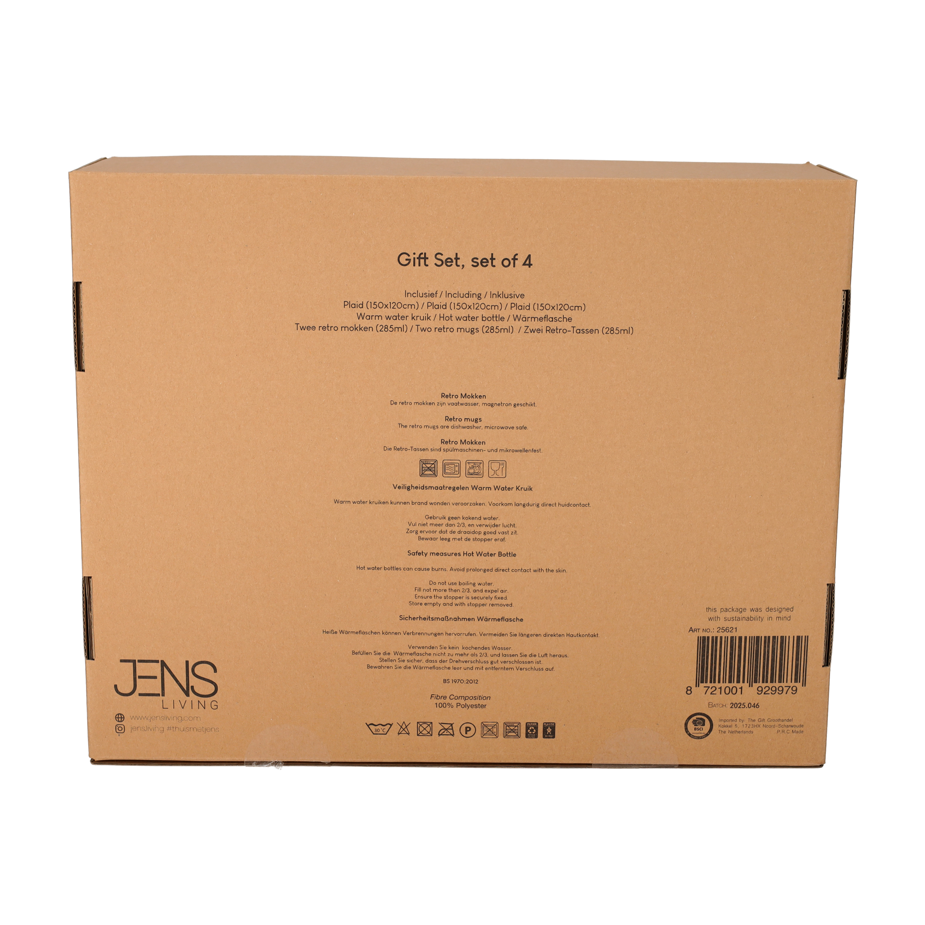 Giftset Hug Zwart /4 (25621)