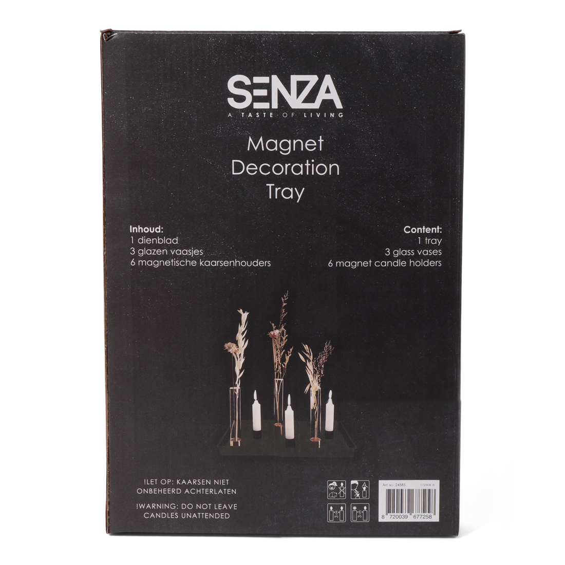 24585 SENZA Magnetisch Decoratief Dienblad