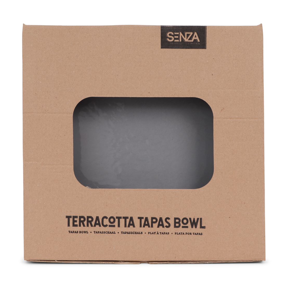 24689 SENZA Terracotta Tapas Large Grijs