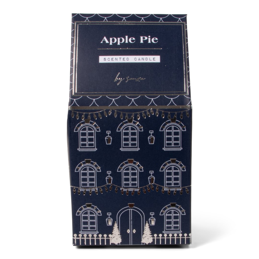 25032 SENZA Geurkaars Apple Pie Blauw