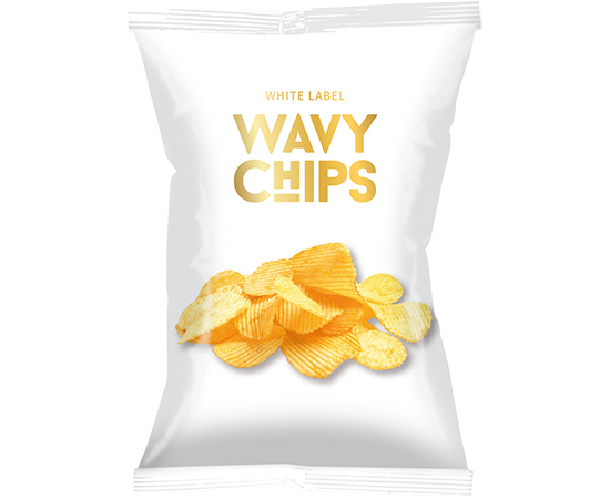 WIT   RIBBELCHIPS    90 (92732)