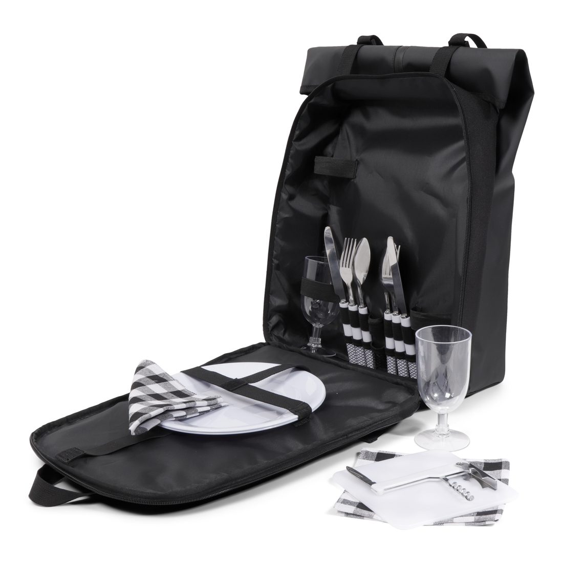 28594 Norländer Picknick Rugtas Zwart