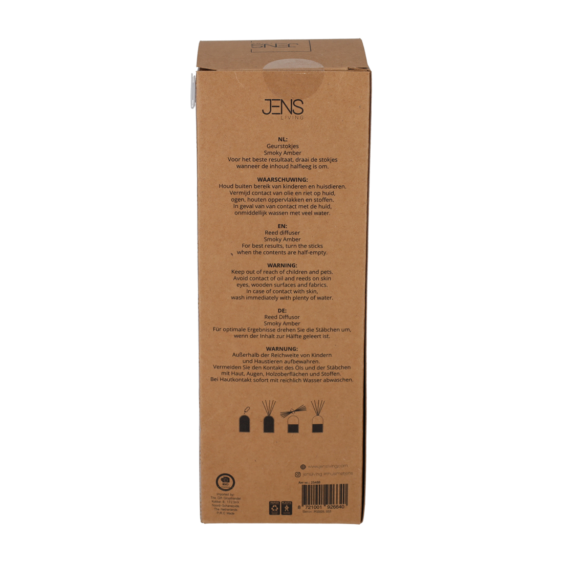 Geurstokjes Amber Beige (25488)
