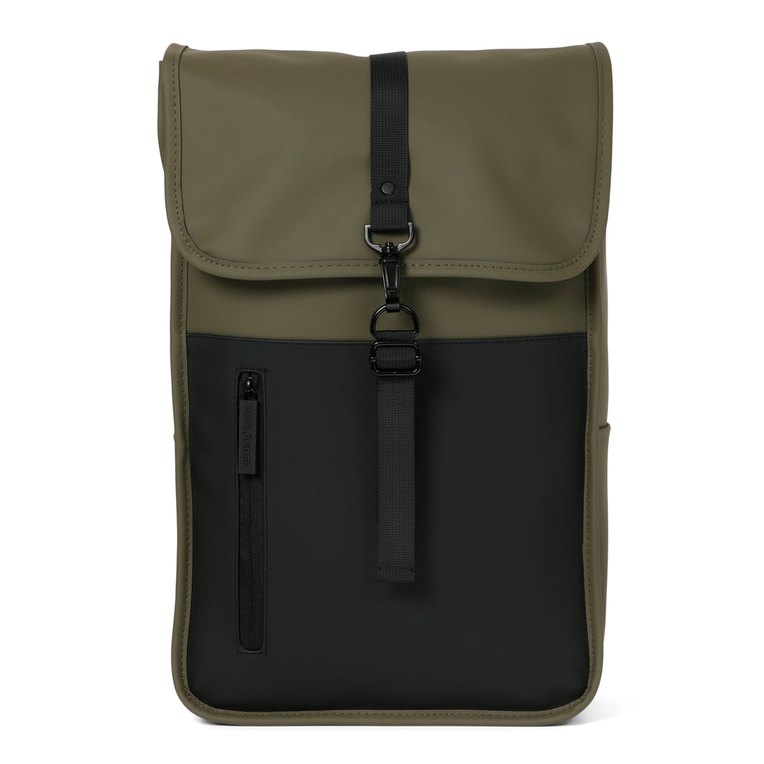28724 Norländer Dull PU Duo Rugtas Groen/Zwart