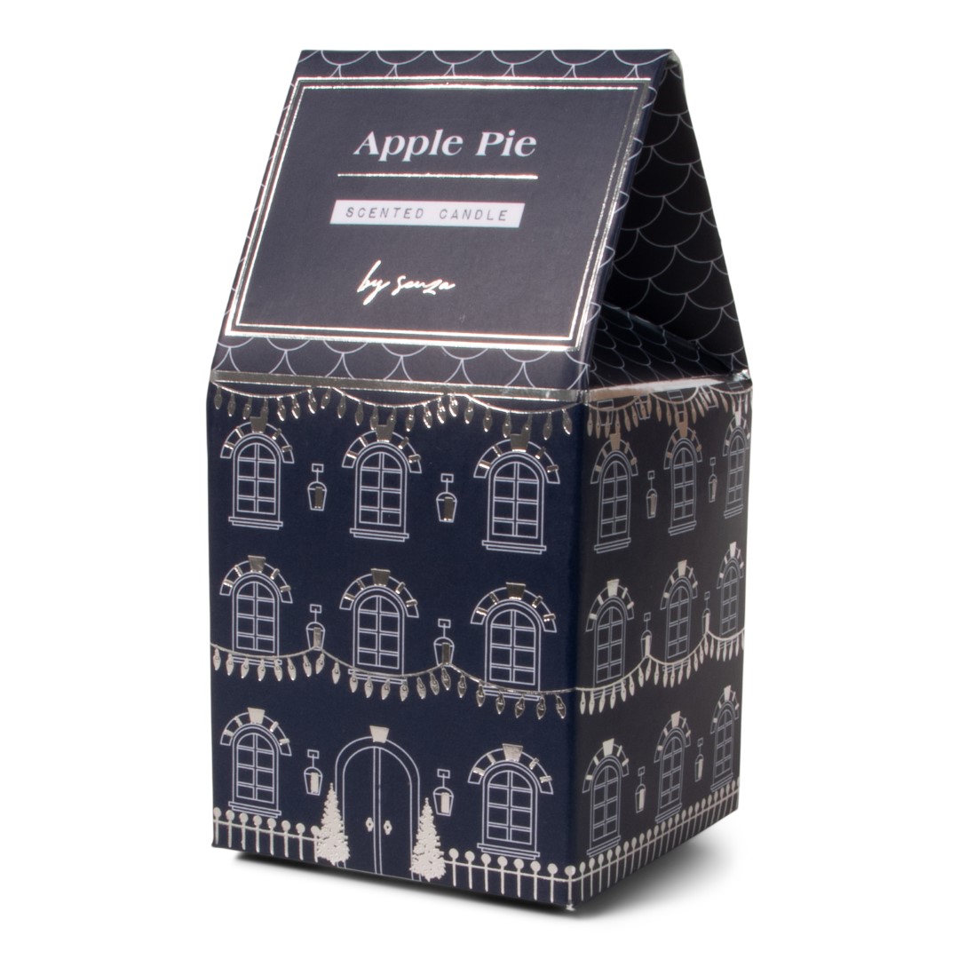 25032 SENZA Geurkaars Apple Pie Blauw